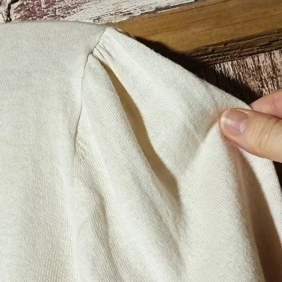 Lauren Ralph Lauren pullover decorative crest engraved buttons ruffle trim sz sp - Picture 5 of 10